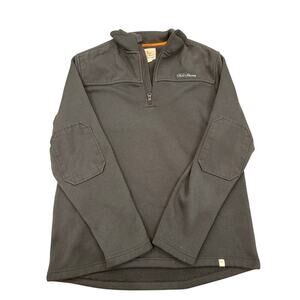 FIELD AND STREAM QUARTER ZIP SWEATER - MENS MEDIUM